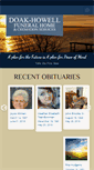 Mobile Screenshot of doakhowellfuneralhome.com